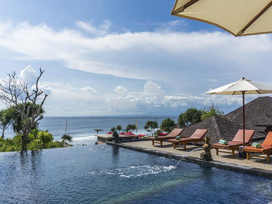 The Ocean Sunset Villas Ceningan Lembongan Exterior foto